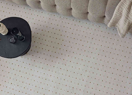 Carmel Cream-Gold Dots Rug | 6080