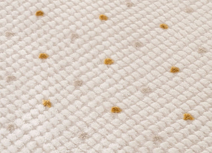 Carmel Cream-Gold Dots Rug | 6080