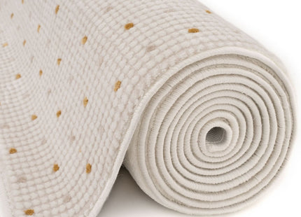 Carmel Cream-Gold Dots Rug | 6080