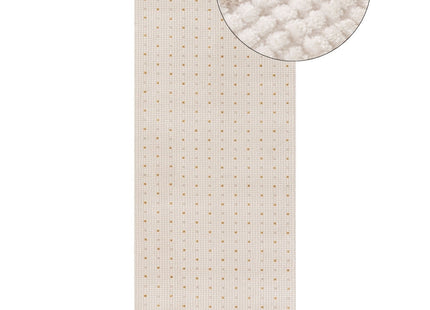 Carmel Cream-Gold Dots Rug | 6080