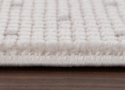 Carmel Cream-Grey Dots Rug | 6080