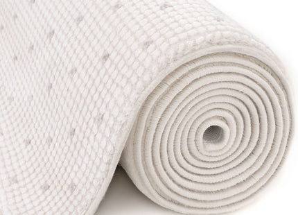 Carmel Cream-Grey Dots Rug | 6080