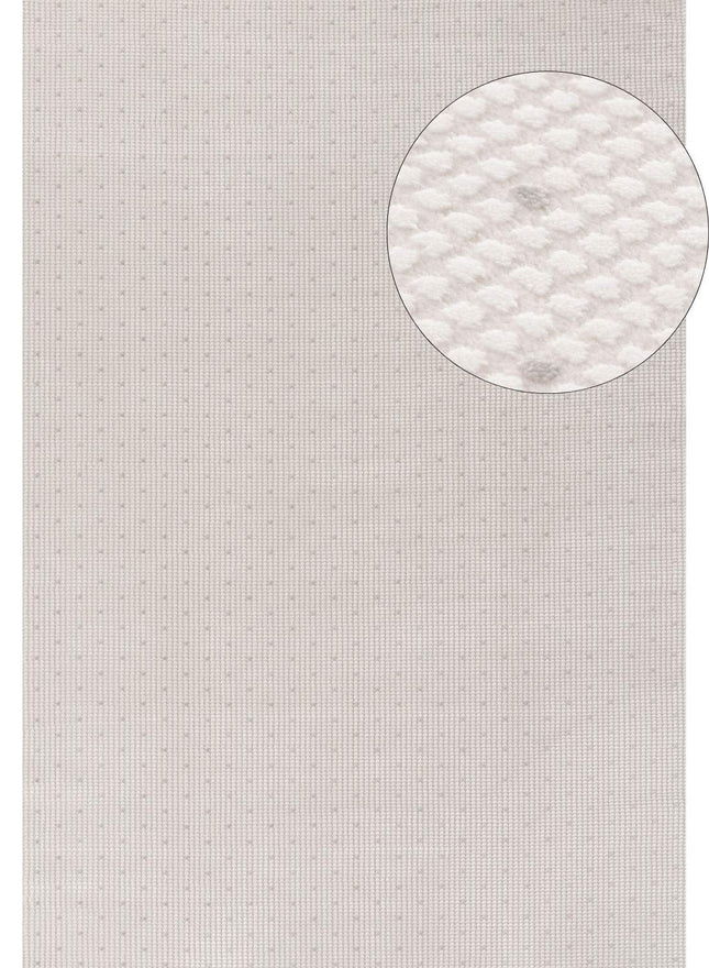 Carmel Cream-Grey Dots Rug | 6080