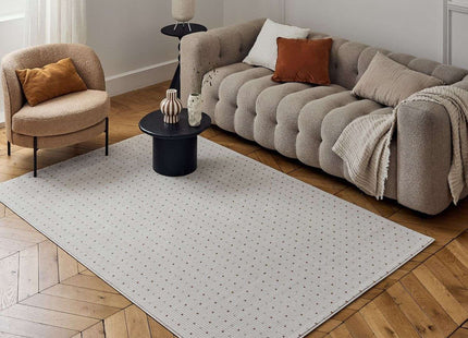 Carmel Cream-Terra Dots Rug | 6080