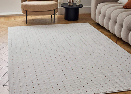 Carmel Cream-Terra Dots Rug | 6080