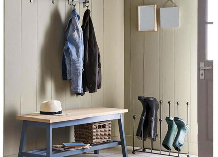 Stockholm Mocha/Blue Washable Mat