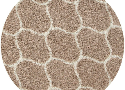 Moroccan Beige Shaggy Rug | 620