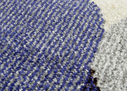 Villa Blue Abstract Rug
