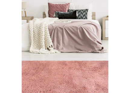 Soft Washable Pink Shaggy Rug | SA-07