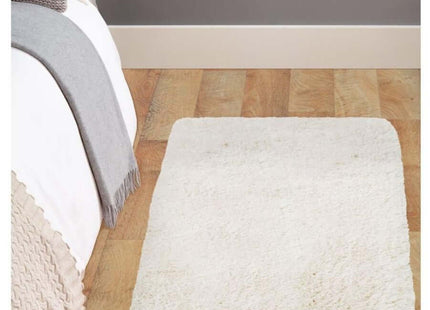 Soft Washable Ivory Shaggy Rug | SA-01