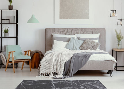 Washable Rug Carina Dark Grey | 6952D