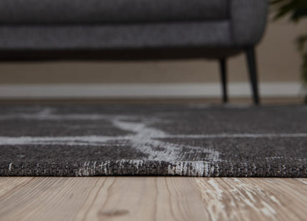 Washable Rug Carina Dark Grey | 6952D