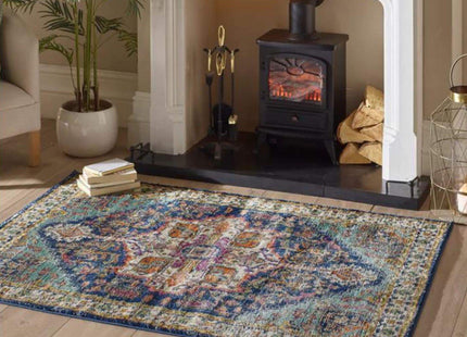Granada Multicolour Vintage Rug | Emerald