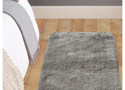 Soft Washable Grey Shaggy Rug | SA-04