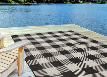 Ecology Outdoor Rug Black | 700BL