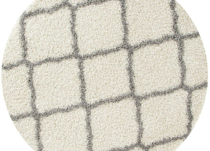 Moroccan Ivory Shaggy Rug | 700