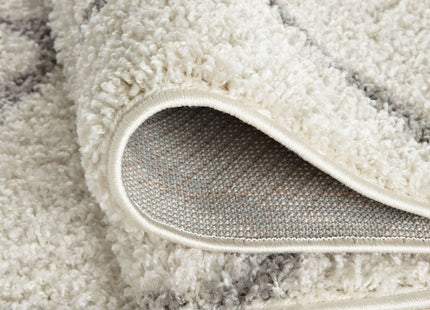 Moroccan Ivory Shaggy Rug | 700