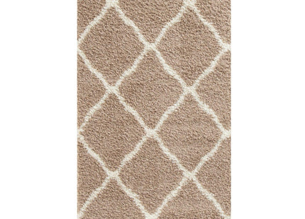 Moroccan Beige Shaggy Rug | 720