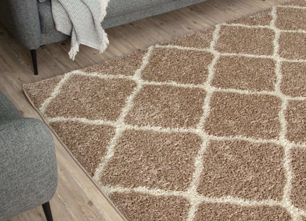 Moroccan Beige Shaggy Rug | 720
