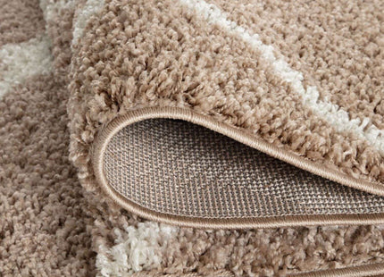 Moroccan Beige Shaggy Rug | 720