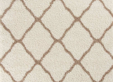 Moroccan Ivory Shaggy Rug | 730