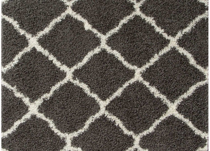Moroccan Dark Grey Shaggy Rug | 740