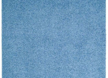 Fiji Sky Blue Washable Solid Shaggy Rug