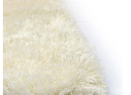 Soft Washable Ivory Shaggy Rug | SA-01