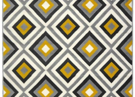 Maestro Geometric Yellow Rug | 3658 GB12