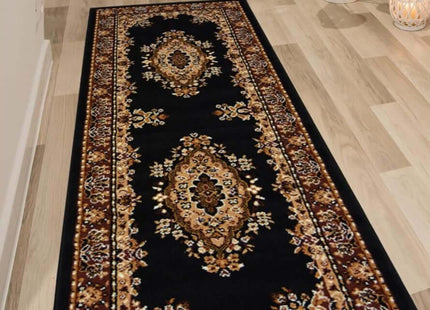 Maestro Traditional Black Rug | 4470 B11