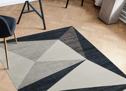 Tokyo Geo Blue Rug