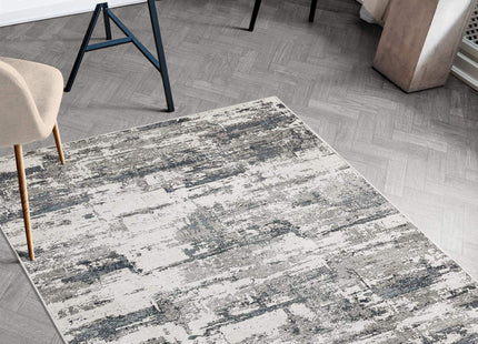 Tokyo Abstract Blue & White Rug