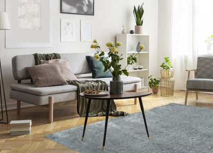 Lagom Duck Egg Blue Shaggy Rug