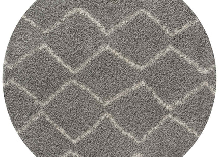 Moroccan Grey Shaggy Rug | 810