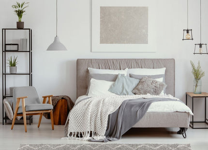 Moroccan Grey Shaggy Rug | 810