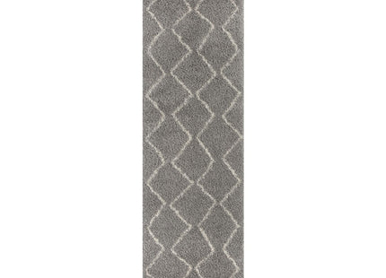 Moroccan Grey Shaggy Rug | 810