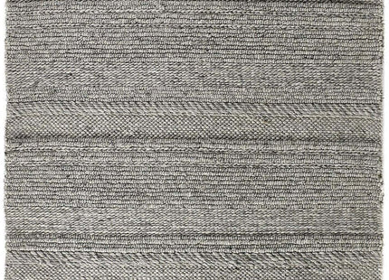 Chunky Natural/Grey Knitted Rug