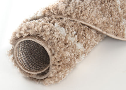 Moroccan Beige Shaggy Rug | 820