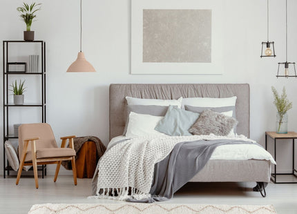 Moroccan Ivory Beige Shaggy Rug | 830