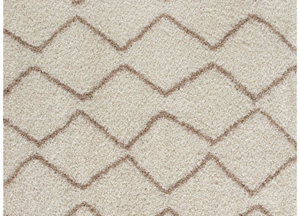 Moroccan Ivory Beige Shaggy Rug | 830