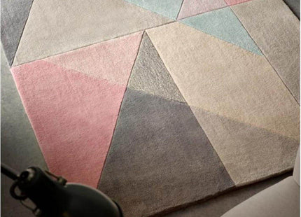 Trio Multi Pastel Geometric Rug