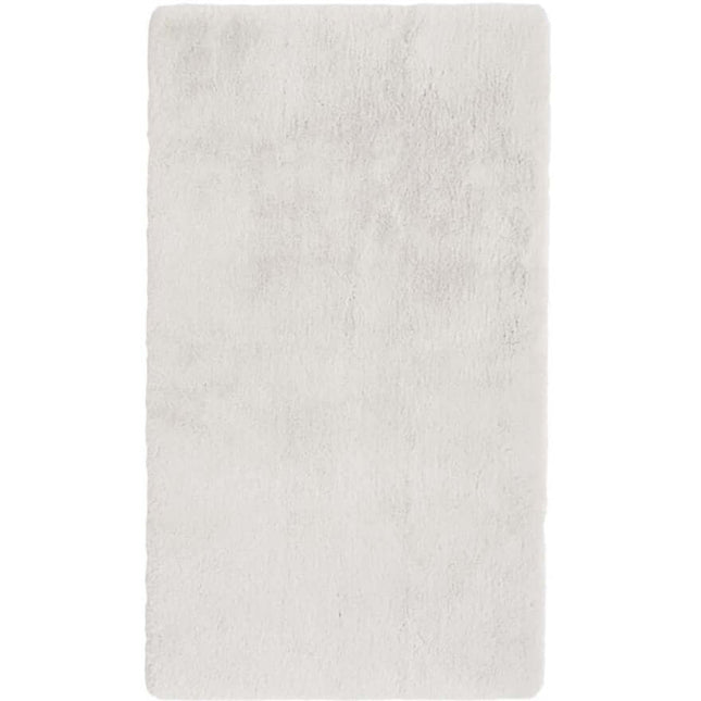Luxury White Faux Fur Rug