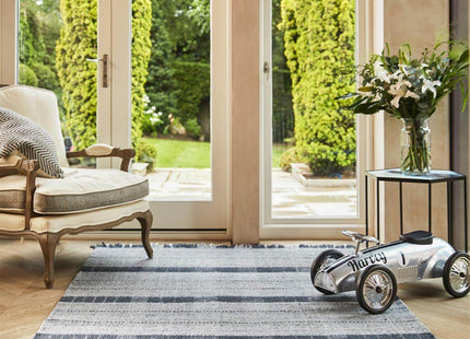 Highland Navy Checkered Rug