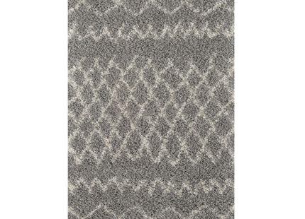 Moroccan Grey Shaggy Rug | 910