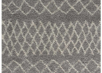 Moroccan Grey Shaggy Rug | 910