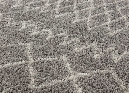 Moroccan Grey Shaggy Rug | 910