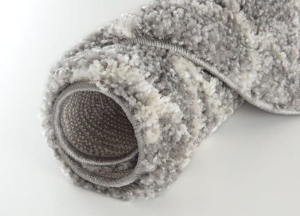 Moroccan Grey Shaggy Rug | 910
