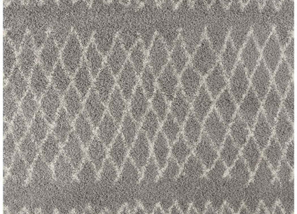 Moroccan Grey Shaggy Rug | 910