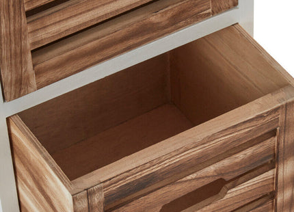 Portsmouth Natural and White Wooden 2 Drawer Chest