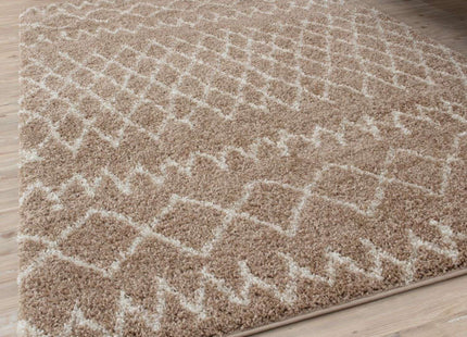 Moroccan Beige Shaggy Rug | 920